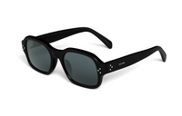 CELINE Acetate Square Sunglasses Men's Black