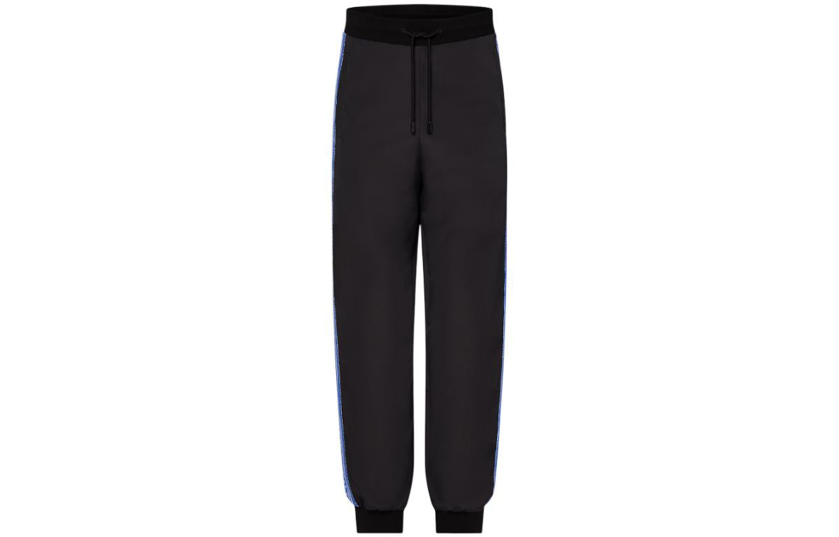 LOUIS VUITTON Knitted Sweatpants Men's Black