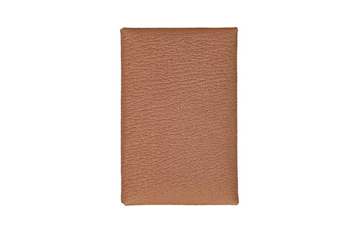 HERMES Calvi Silver Buckle Wallets Card Holders Regular Women's Quebracho/Mauve Sylvestre Ash Purple/Daylily Purple