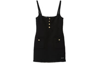 MIU MIU FW23 Slip Dress Women's Black