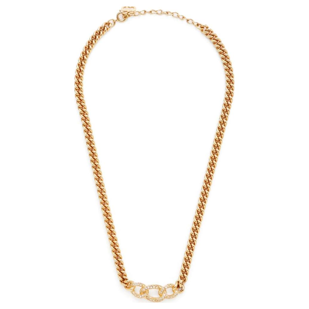 DIOR Rhinestone Chain Necklace