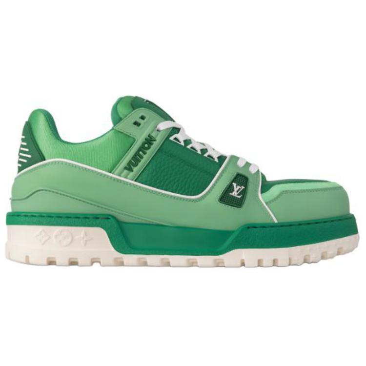 LOUIS VUITTON Trainer Maxi Low-Top Skateboard Shoes Men's Green