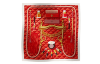 HERMES Silk Scarves Women's Red