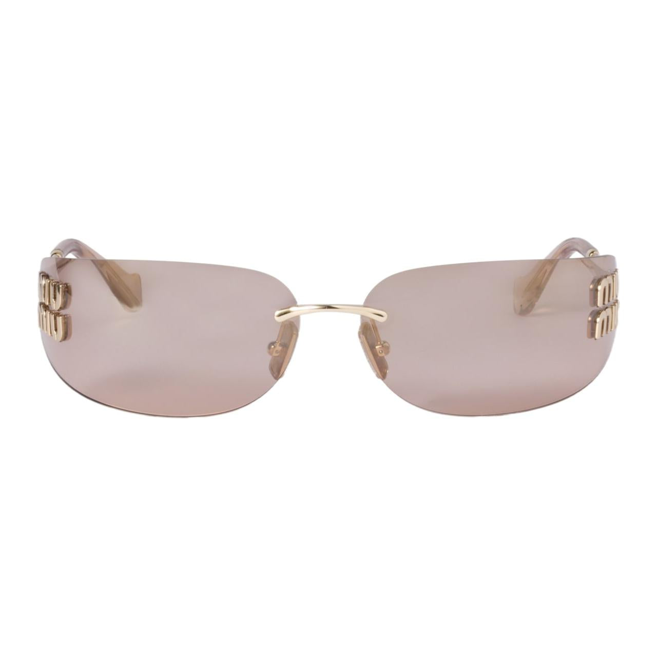 MIU MIU Logo plaque Sunglasses