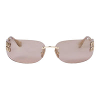MIU MIU Logo plaque Sunglasses