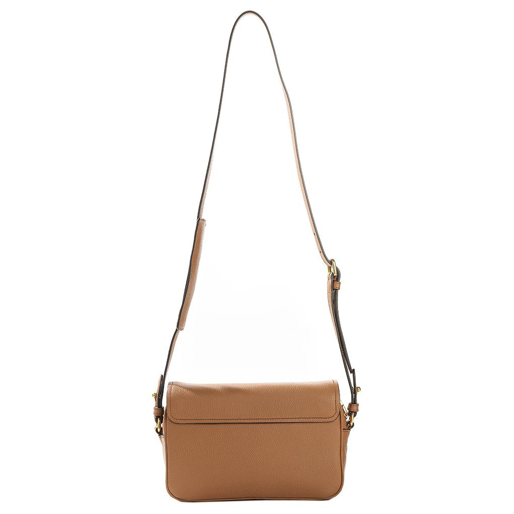 PRADA Calfskin Crossbody Bag Shoulder Bag Women's Brown