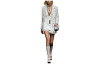 CHANEL Business Suits Coats Women's White