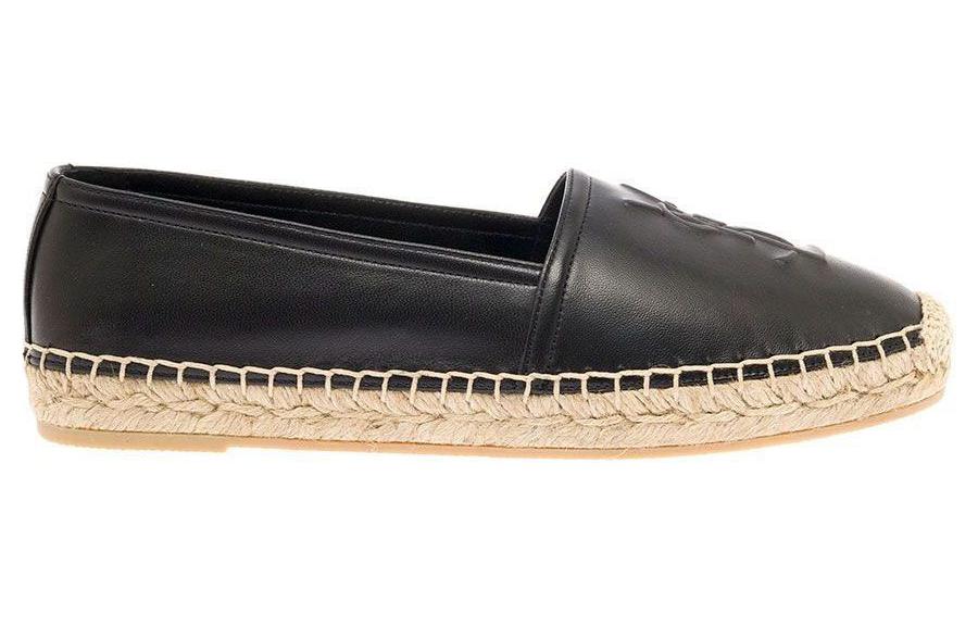 SAINT LAURENT Cassandre Slip-On Espadrilles Women's