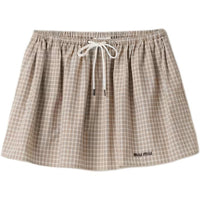 MIU MIU Checked Mini Skirt