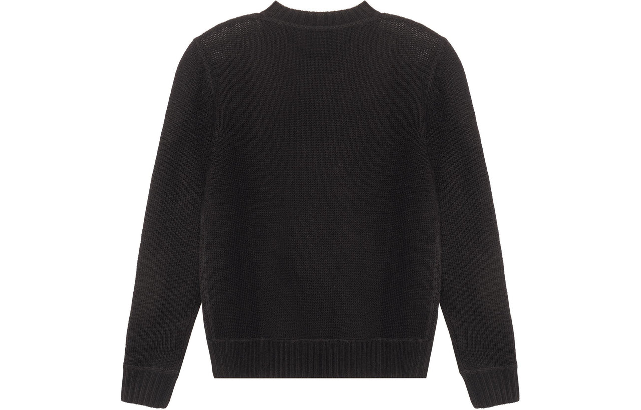 PRADA Intarsia Logo Knitted Jumper