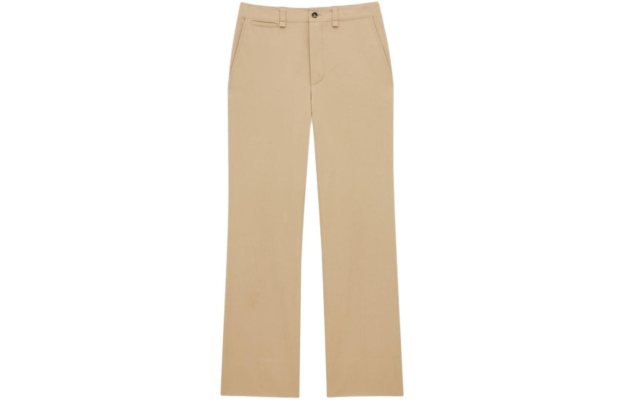 SAINT LAURENT Pants In Cotton Drill Casual Pants Women's Light Umber