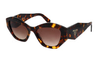 PRADA Logo-Printed Angular-Frame Sunglasses