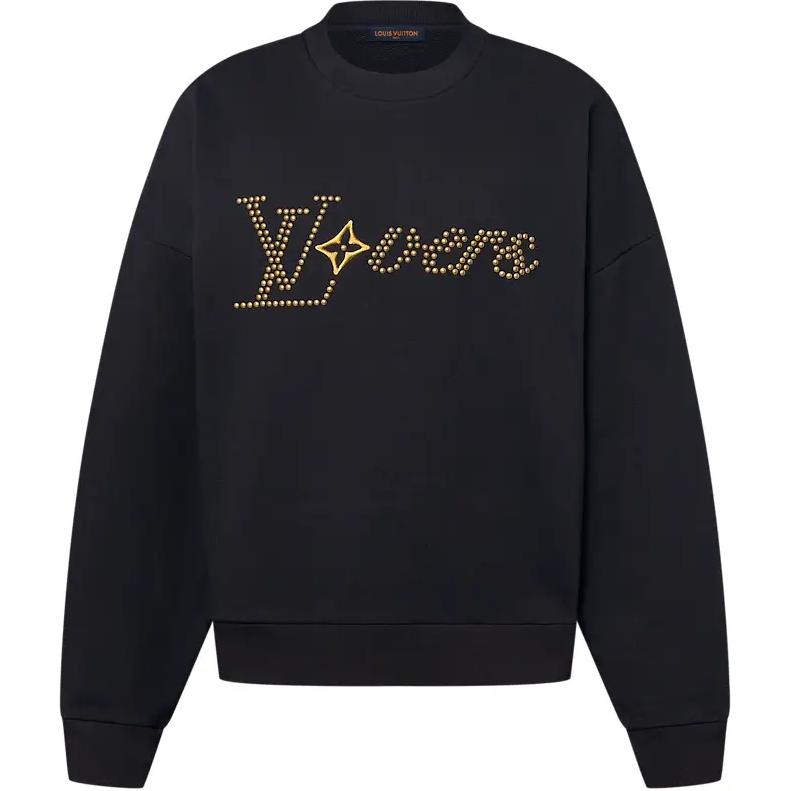 LOUIS VUITTON Cotton Signature Crewneck