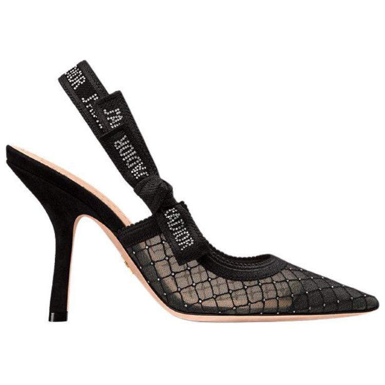 DIOR J'Adior Slim Heel High Heels 10cm Women's Black
