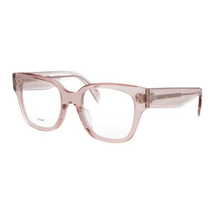 CELINE Acetate Oval Eyeglass Frames Unisex Pink