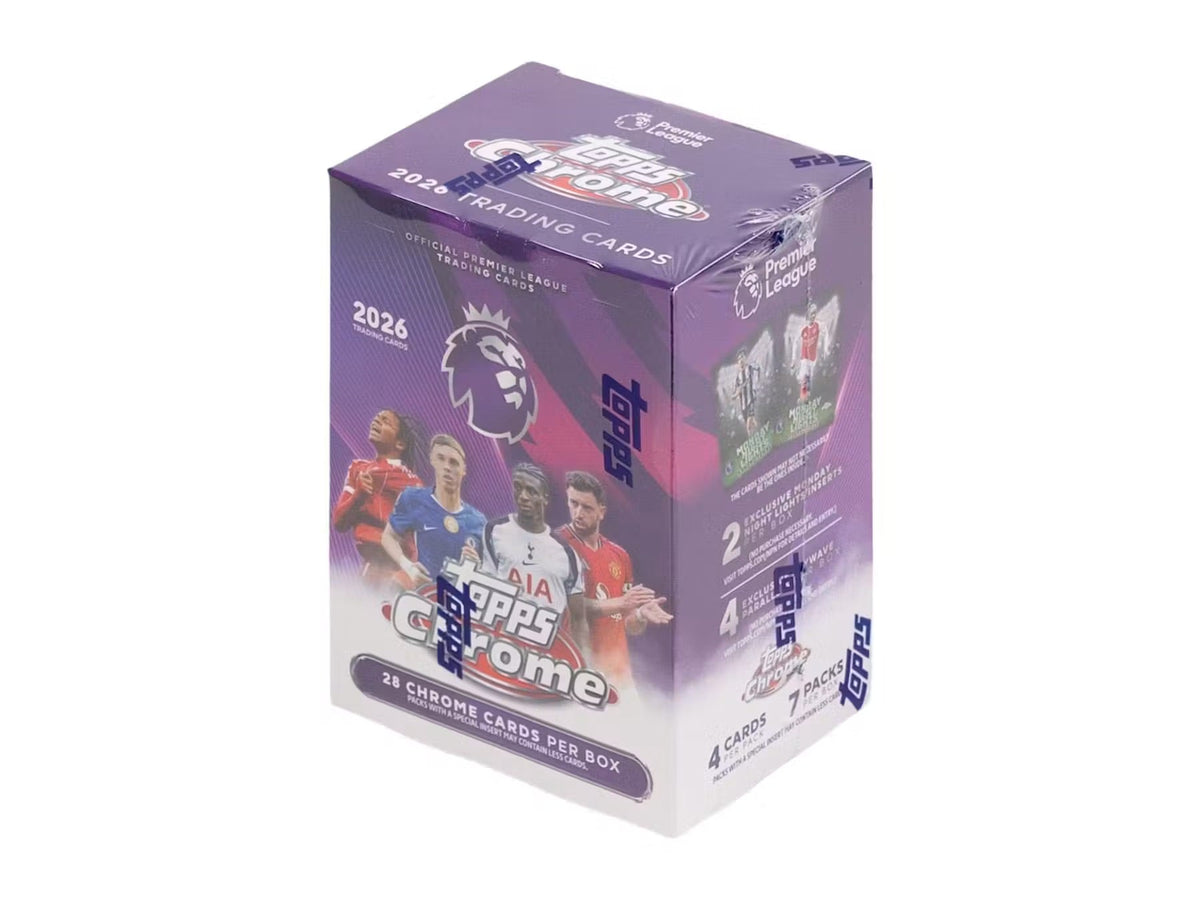 Topps Chrome Soccer 2026 Premier League EPL Blaster Box 5053307078673