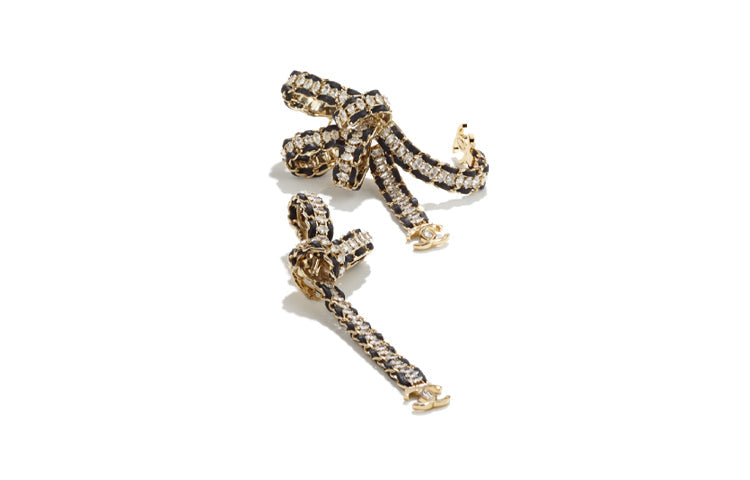 CHANEL Earrings Women's Gold
