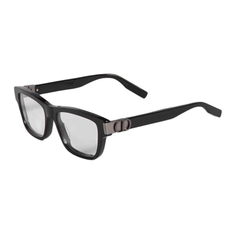 DIOR Acetate Square Eyeglass Frames Men's Black