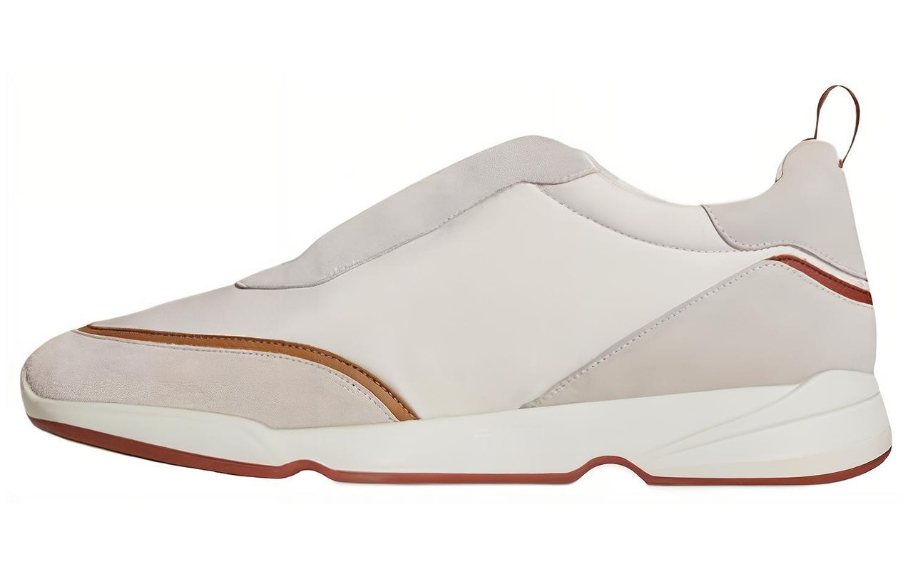 Loro Piana Low-Top Casual Shoes Men's Beige