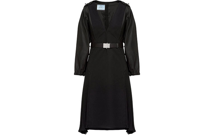 PRADA FW2 Long Sleeved Dress Women's Black
