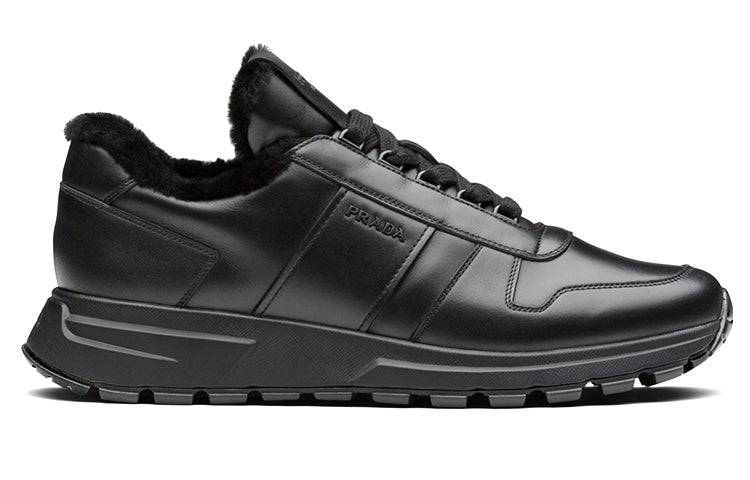 PRADA PRAX 1 Wear-Resistant Low-Top Casual Shoes Men's Black