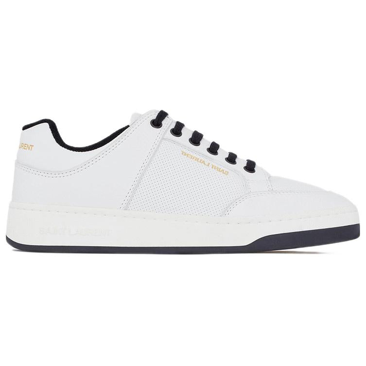 SAINT LAURENT SL/61 Low Tops White Leather
