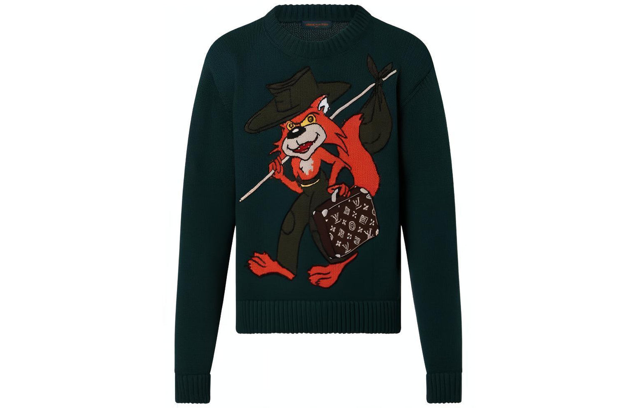 LOUIS VUITTON Sweater Men's Green