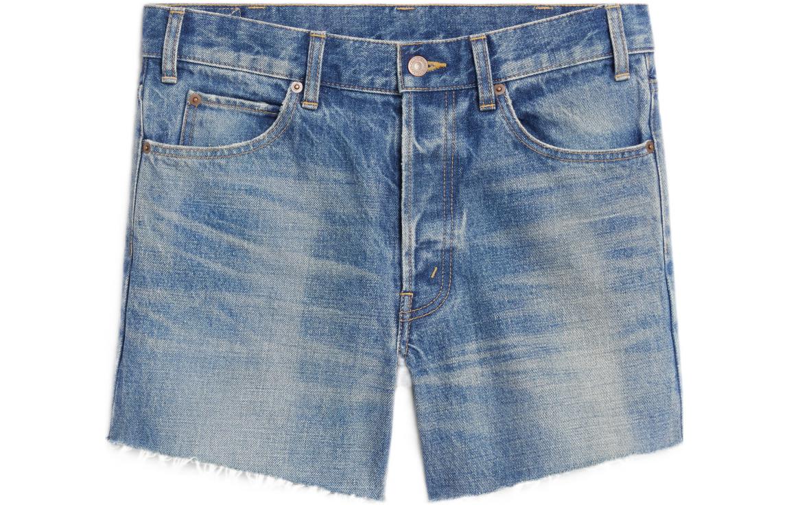 CELINE SS22 Denim Shorts Women's Blue