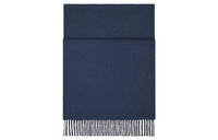 HERMES Cashmere Knit Scarf Men's Blue