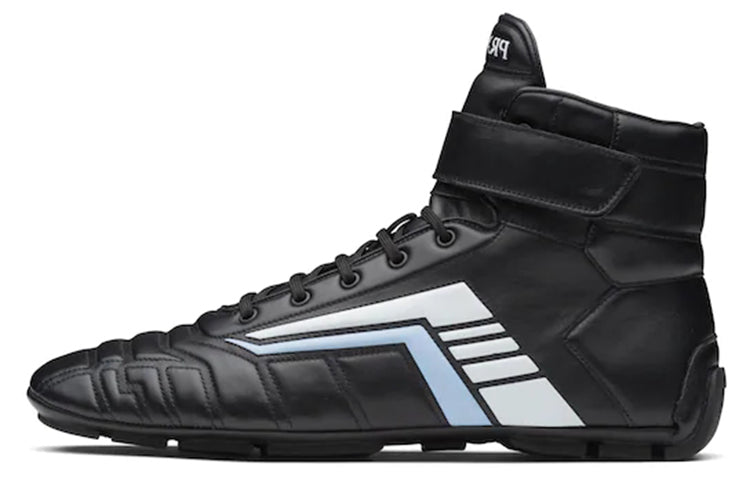 PRADA Rev Cuero High 'Black Light Blue'