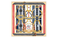 HERMES Silk Scarf Women's Multicolor