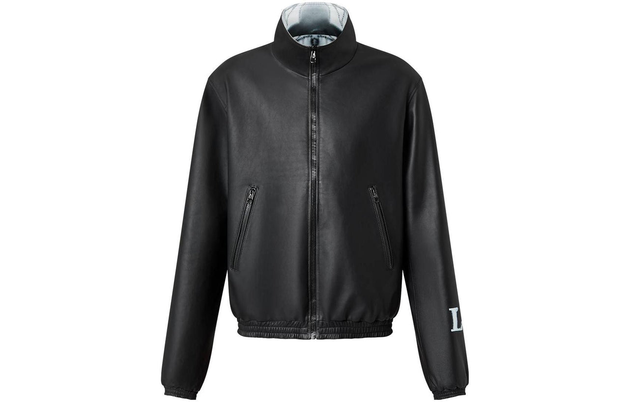 LOUIS VUITTON SS23 Leather Jackets Coats Men's Black