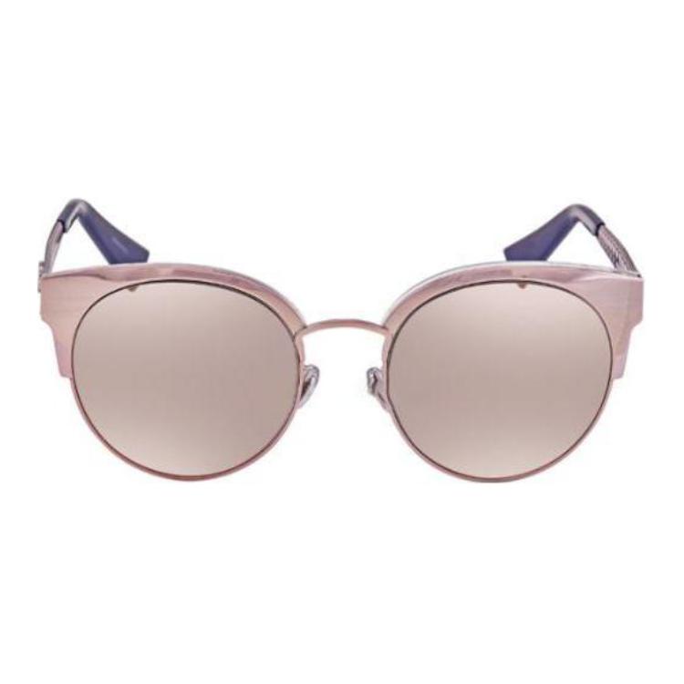 DIOR Irregular Shape Sunglasses Women's Light Pink