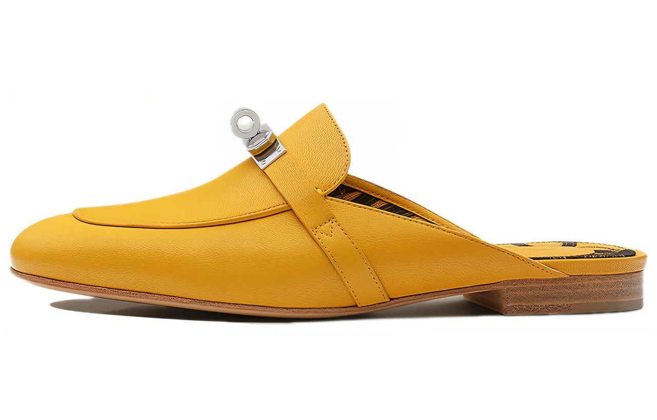 HERMES Oz Casual Single Shoes Women's Yellow