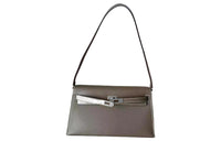 HERMES Kelly Elan Madame Leather Leather Shoulder Bag Handbags Shoulder Bags Women's 18 Etoupe Elephant Gray