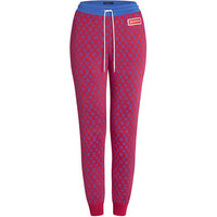 LOUIS VUITTON New Quarterly Products Of LV Knitted Sports Pants Women's Red