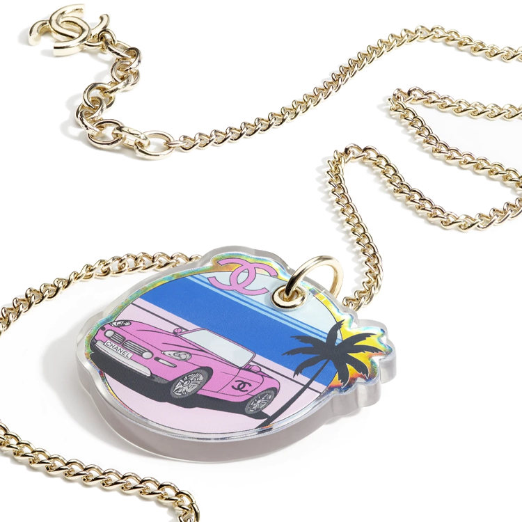 CHANEL Metal Necklaces Women's Gold