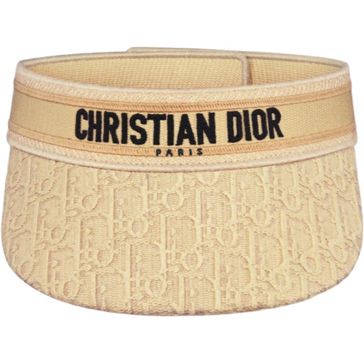 DIOR Polypropylene Sun Protection Hats Women's Beige