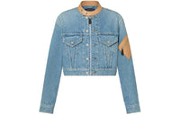 LOUIS VUITTON SS24 Denim Jacket Women's Blue