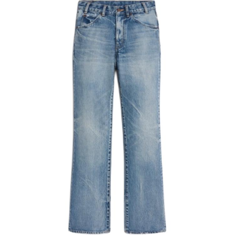 CELINE Dylan Flared Jeans In Union Wash Denim
