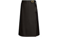 DIOR Casual Long Skirts Women's Black