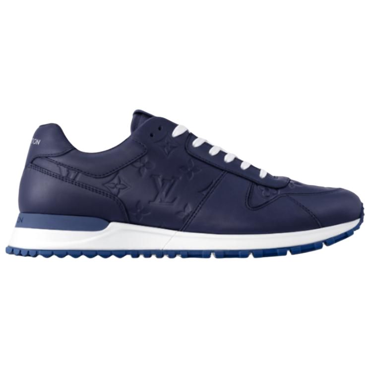 LOUIS VUITTON Run Away Low-Top Casual Shoes Men's Blue
