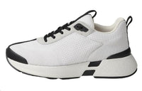 HERMES Heros Low Top Casual Shoes Men's Black White