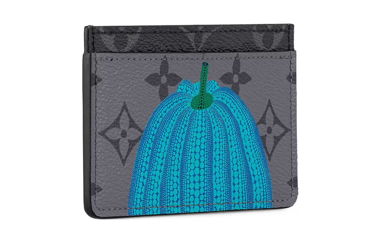 LOUIS VUITTON Lv X Yk Porte Carte Simple Pumpkin Print