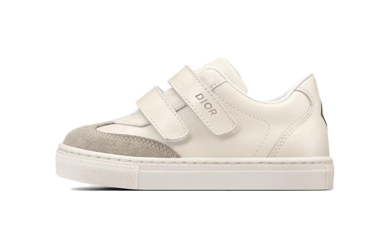 DIOR B101 Low-Top Baby & Toddler Shoes Cream White Infant And Toddler