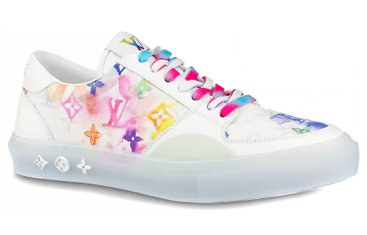 LOUIS VUITTON Ollie Sneakers 'White With Colorful Monogram'
