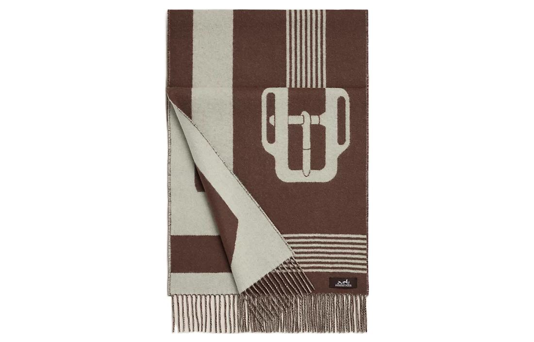 HERMES Knit Scarves Women's Multicolor