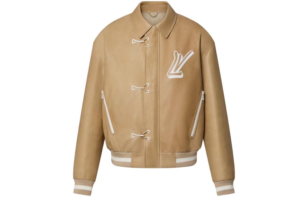 LOUIS VUITTON 10's Leather Bomber Jacket