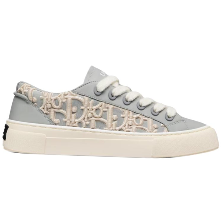 DIOR B33 Platform Shoes Low Top Skateboard Shoes Men's Gray