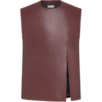 DIOR Tank Tops Men Burgundy